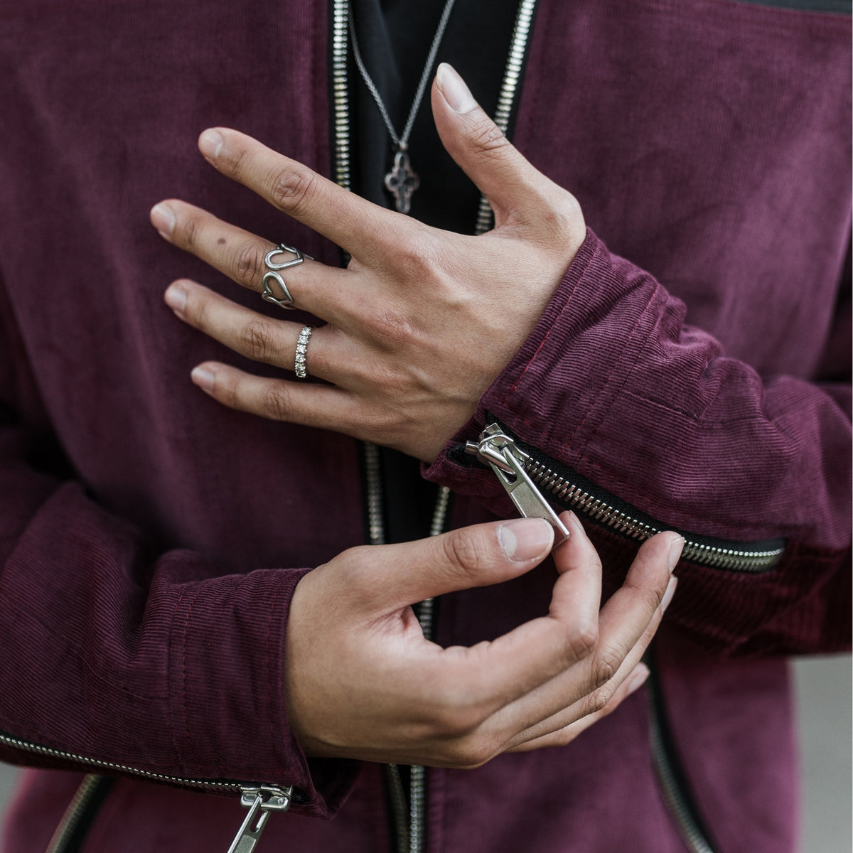 Cordjacke „Smooth Rider“