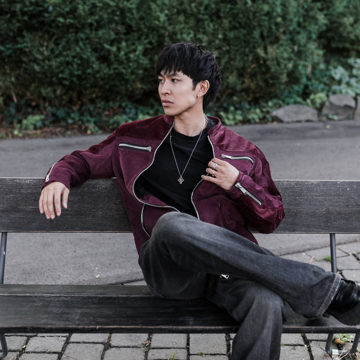 Cordjacke „Smooth Rider“