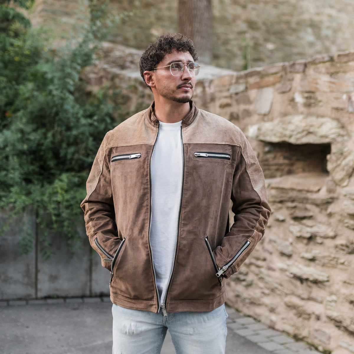 Cordjacke „Smooth Rider“