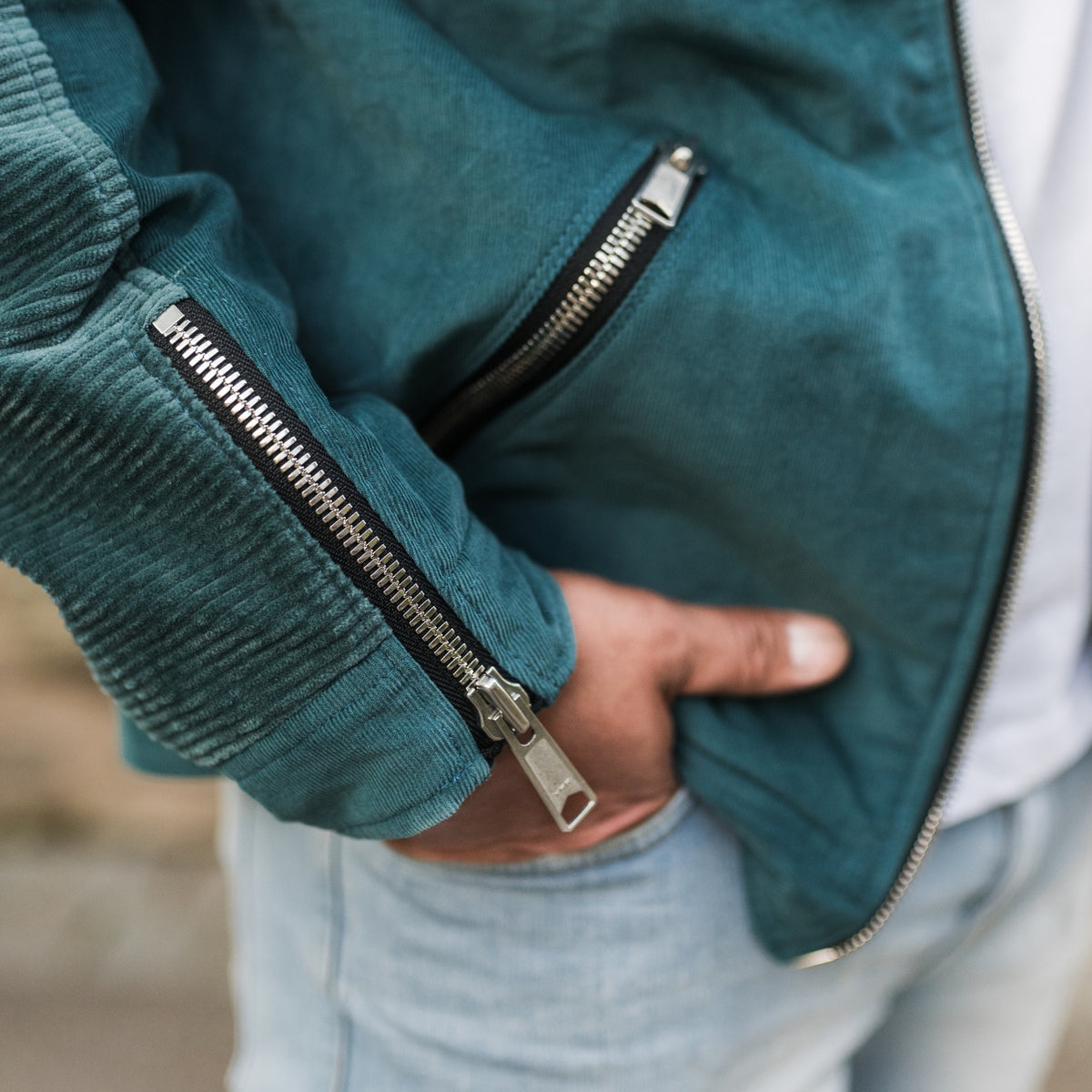 Cordjacke „Smooth Rider“